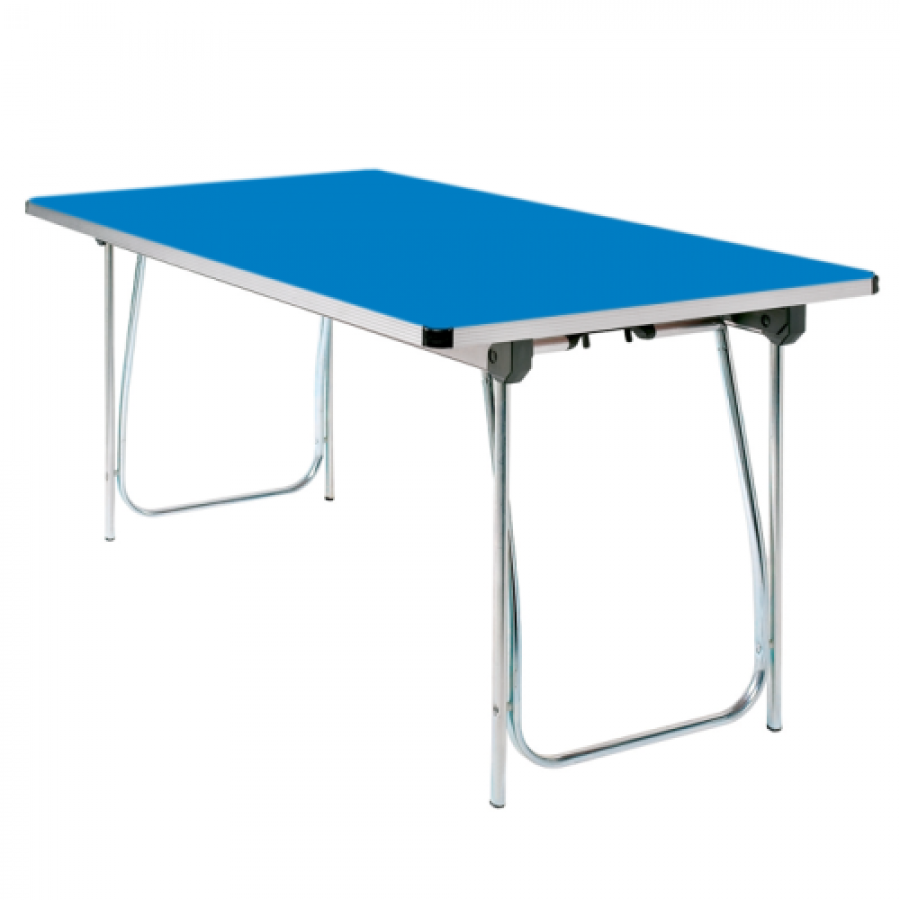 Heavy duty outlet foldable table